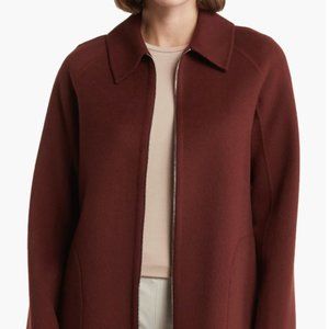 NEW THEORY Relaxed Coat Clean Caban Double Face Wool blend and cashmere MEDIUM